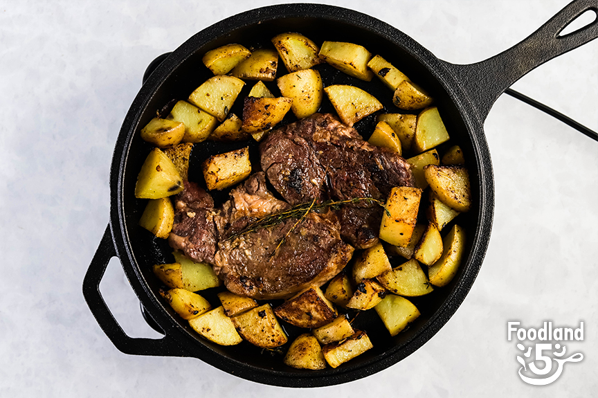 Skillet Steak and Potatoes